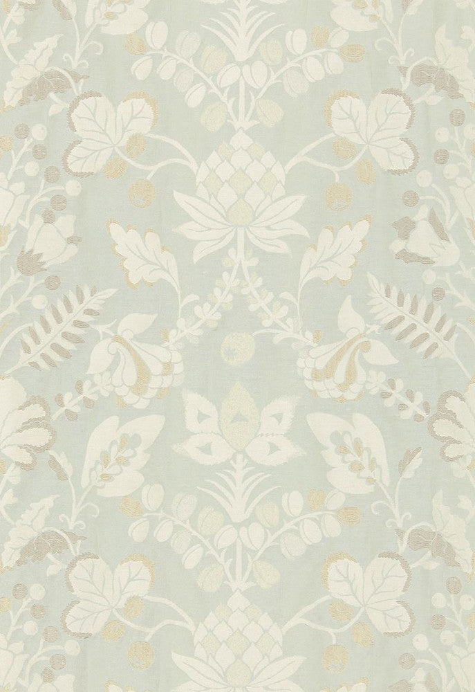Sorano Weave Celestial 66390 by Schumacher Fabric Palazzo 35% Linen, 25% Cotton, 25% Viscose, 15% Silk Wyzenbeek 10,000 Horizontal: 27 and Vertical: 26 54 - Fabric Carolina -