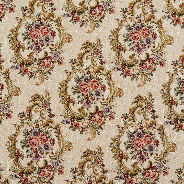 6644 Rosemary by Charlotte Fabric Tapestry Treasures III 40% Polyester, 36% Olefin, 24% Cotton Canada Exceeds 100,000 Wyzenbeek Rubs (Heavy Duty) Horizontal: 13.5" x Vertical: 13.5" 54 Inches - Fabric Carolina -