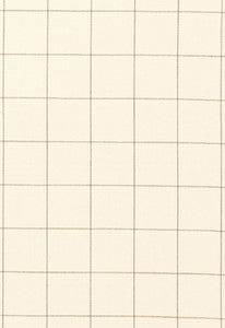 Mellier Plaid Ivory 66451 by Schumacher Fabric