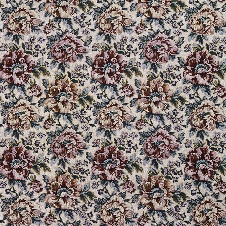 6654 Rosewood by Charlotte Fabric Tapestry Treasures III 36% Polyester, 32% Cotton, 32% Olefin Canada Exceeds 100,000 Wyzenbeek Rubs (Heavy Duty) Horizontal: 13.5" x Vertical: 13.5" 54 Inches - Fabric Carolina -
