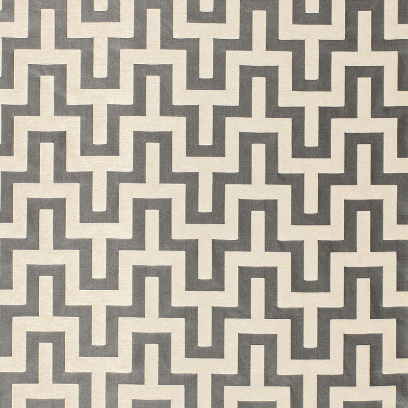 Maubray Weave Graphite 66552 by Schumacher Fabric COURTRAI See Sample ITALY . </p><p>Repeat: Horizontal: 6 5/8" (17CM) and Vertical: 4 1/4" (11CM) 53 2/8" WIDE (135CM) - Fabric Carolina -