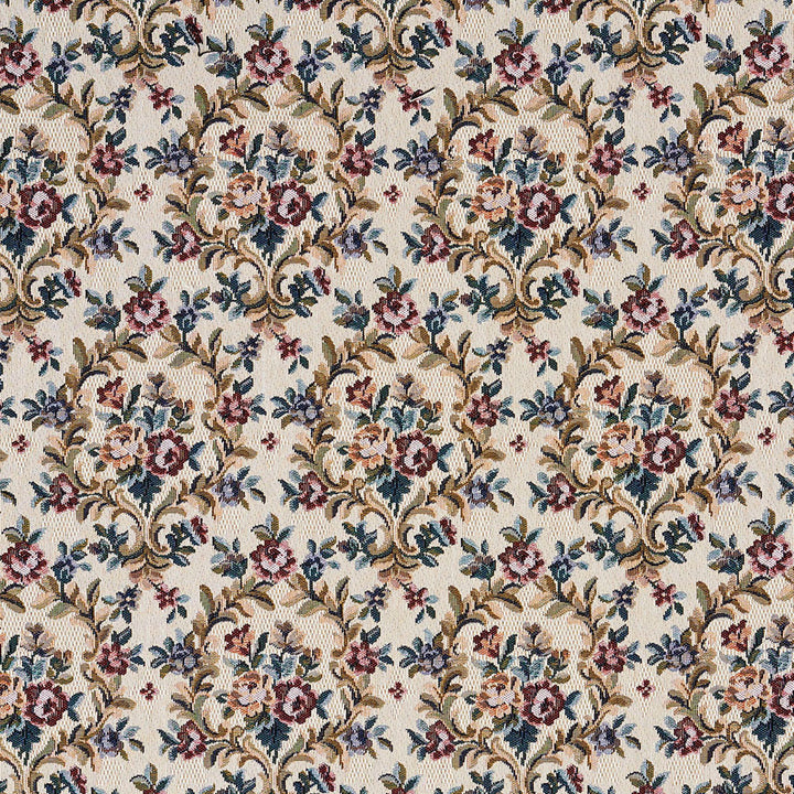 6659 Parchment by Charlotte Fabric Tapestry Treasures III 36% Polyester, 32% Cotton, 32% Olefin Canada Exceeds 100,000 Wyzenbeek Rubs (Heavy Duty) Horizontal: 7.0" x Vertical: 13.5" 54 Inches - Fabric Carolina -