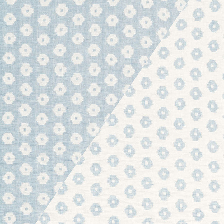Timur Weave Sky 66611 by Schumacher Fabric PALAZZO See Sample SPAIN MEDIUM DUTY </p><p>Repeat: Horizontal: 1 1/8" (3CM) and Vertical: 4 1/2" (11CM) 118" WIDE (300CM) - Fabric Carolina -