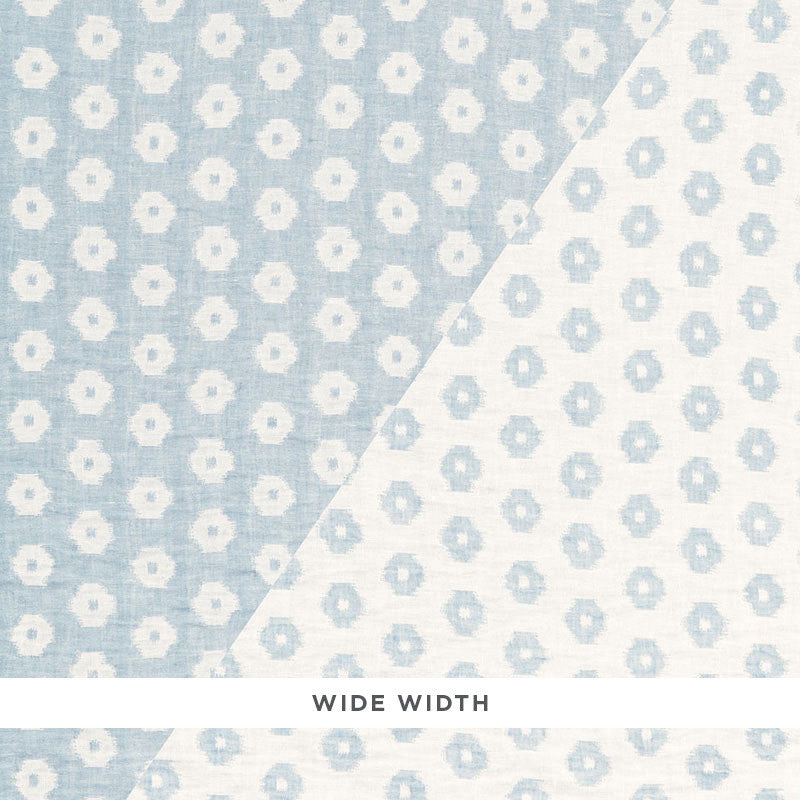 Timur Weave Sky 66611 by Schumacher Fabric PALAZZO LINEN 100% SPAIN MARTINDALE 10,000 </p><p>Repeat: Horizontal: 1 1/8" (3CM) and Vertical: 4 1/2" (11CM) 118 - Fabric Carolina -