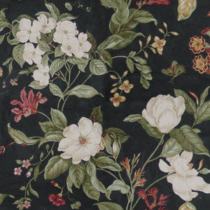 Garden Images BLACK 666135 by Waverly Fabric
