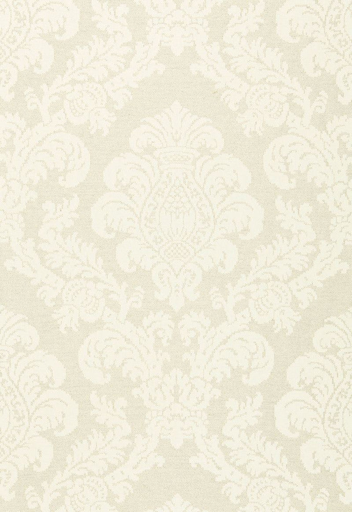Firenze Linen Damask Oat 66630 by Schumacher Fabric Palazzo 55% Linen, 45% Cotton Martindale 15,000 Horizontal: 13.875 and Vertical: 32 55.5 - Fabric Carolina -