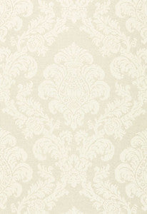 Firenze Linen Damask Oat 66630 by Schumacher Fabric