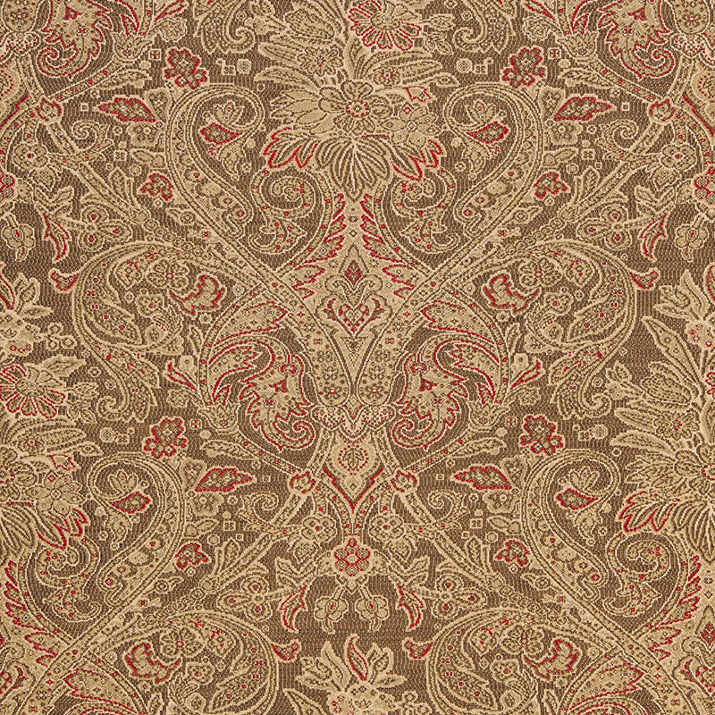 Sinclair Wool Paisley Vicuna 66711 by Schumacher Fabric LUXE LODGE See Sample FRANCE MEDIUM DUTY </p><p>Repeat: Horizontal: 13 1/2" (34CM) and Vertical: 27 1/2" (70CM) 54" WIDE (137CM) - Fabric Carolina -