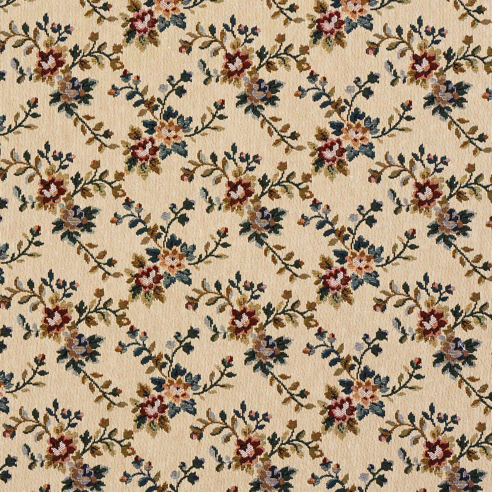 6674 Honey by Charlotte Fabric Tapestry Treasures III 36% Polyester, 32% Cotton, 32% Olefin Canada Exceeds 100,000 Wyzenbeek Rubs (Heavy Duty) Horizontal: 6.75" x Vertical: 4.5" 54 Inches - Fabric Carolina -