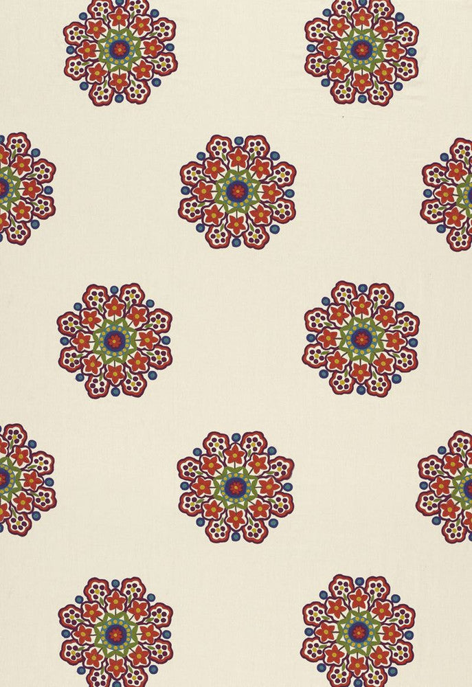 Chennai Linen Embroidery Festival 66821 by Schumacher Fabric COLLECTION-NAME-TBA-66820 64% Linen, 22% Wool, 14% Acrylic Wyzenbeek 8,000 Horizontal: 12.875 and Vertical: 31.5 51.625 - Fabric Carolina -