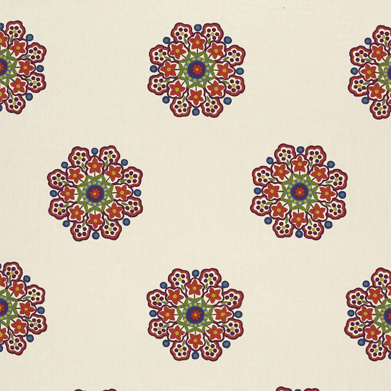 Chennai Linen Embroidery Festival 66821 by Schumacher Fabric CLASSIC WOVENS See Sample INDIA . </p><p>Repeat: Horizontal: 12 7/8" (33CM) and Vertical: 31 1/2" (80CM) 51 5/8" WIDE (131CM) - Fabric Carolina -