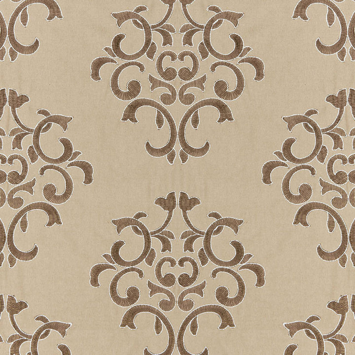 Byron Embroidered Wool Buckskin 66831 by Schumacher Fabric CLASSIC WOVENS See Sample INDIA MEDIUM DUTY </p><p>Repeat: Horizontal: 12 1/2" (32CM) and Vertical: 15" (38CM) 50" WIDE (127CM) - Fabric Carolina -