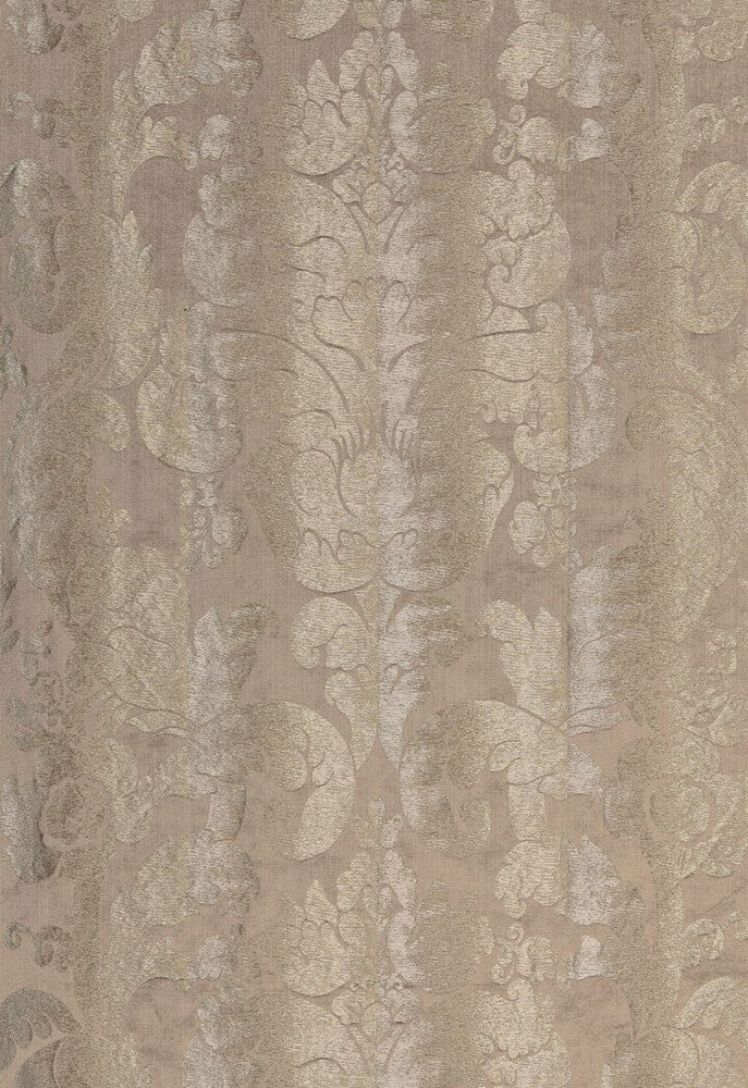 Zelda Damask Pewter 66840 by Schumacher Fabric COLLECTION-NAME-TBA-66840 36% Linen, 26% Viscose, 20% Acetate, 18% Silk Martindale 10,000 Horizontal: 25.5 and Vertical: 28 51 - Fabric Carolina -