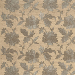 Moon Garden Pewter 66850 by Schumacher Fabric