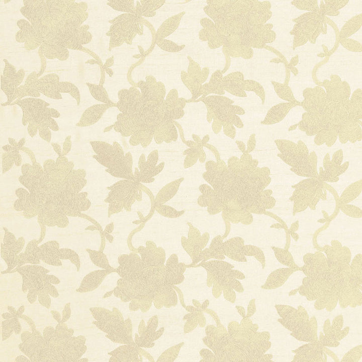 Moon Garden Embroidery Champagne 66851 by Schumacher Fabric PERENNIAL FAVORITES SILK 48% METAL 43% INDIA MARTINDALE 4,000 </p><p>Repeat: Horizontal: 12 3/4" (32CM) and Vertical: 11 1/2" (29CM) 51 - Fabric Carolina -