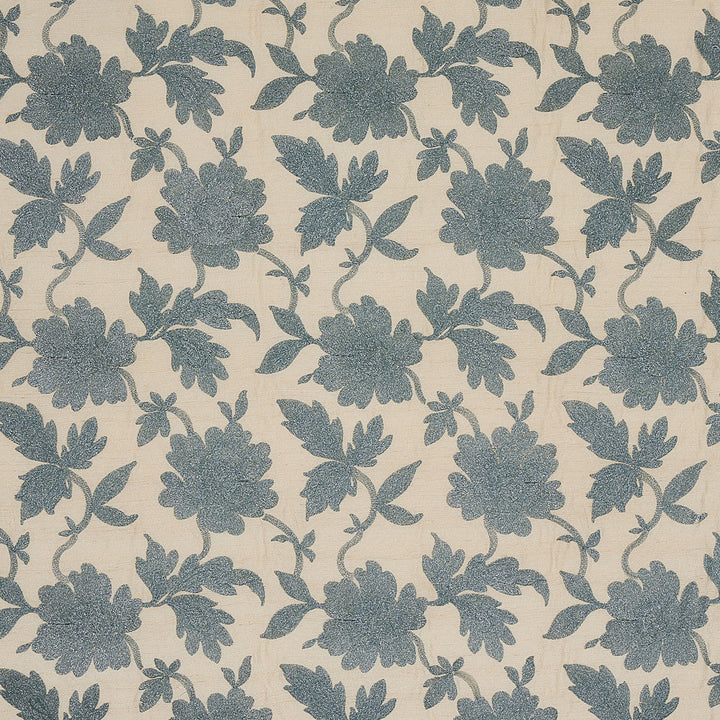 Moon Garden Embroidery Blue 66853 by Schumacher Fabric Schumacher Fabric Moon Garden Embroidery Blue 66853Fabric SILK 100% INDIA </p><p>Repeat: H: VERT. 12 4/5" (33CM), V: VERT. 11" (28CM) 53" (135CM) - Fabric Carolina -