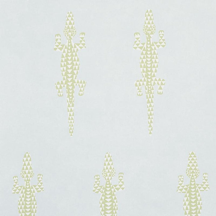 Baracoa Mineral 5012100 by Schumacher Wallpaper Copacabana 27.0" - Fabric Carolina -