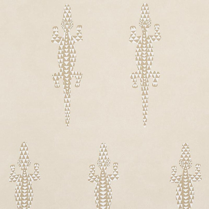 Baracoa Neutral 5012101 by Schumacher Designer Wallpaper Copacabana 27.0" - Swanky Fabrics -