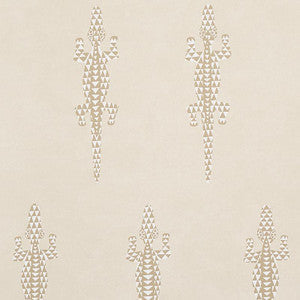 Baracoa Neutral 5012101 by Schumacher Wallpaper
