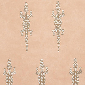 Baracoa Terracotta 5012102 by Schumacher Wallpaper