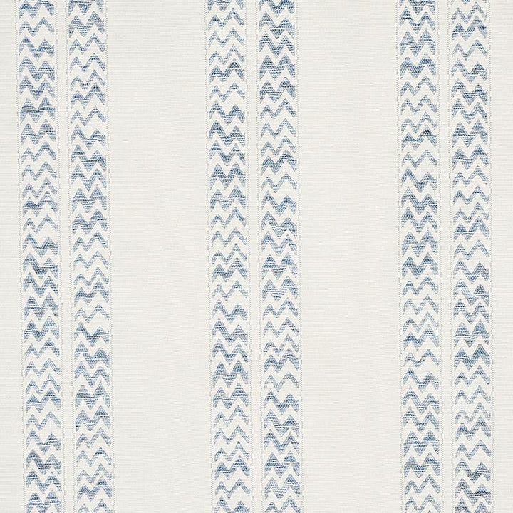 Kudu Stripe Slate 5012311 by Schumacher Designer Wallpaper Copacabana 27.5" - Swanky Fabrics -