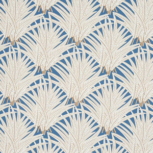 Zenada Blue 5012242 by Schumacher Wallpaper