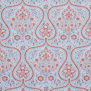 Paisley Court Chambray 5012271 by Schumacher Wallpaper