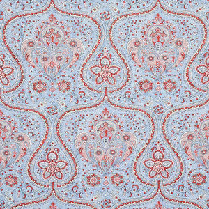 Paisley Court Chambray 5012271 by Schumacher Wallpaper