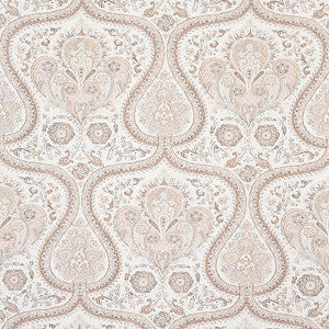 Paisley Court Sand 5012272 by Schumacher Wallpaper