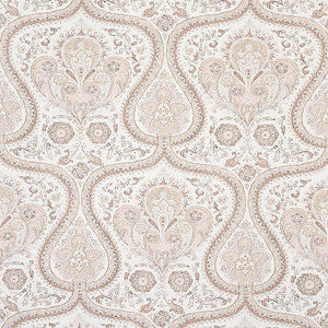 Paisley Court Sand 5012272 by Schumacher Wallpaper
