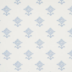 Rubia Blue 5012220 by Schumacher Wallpaper