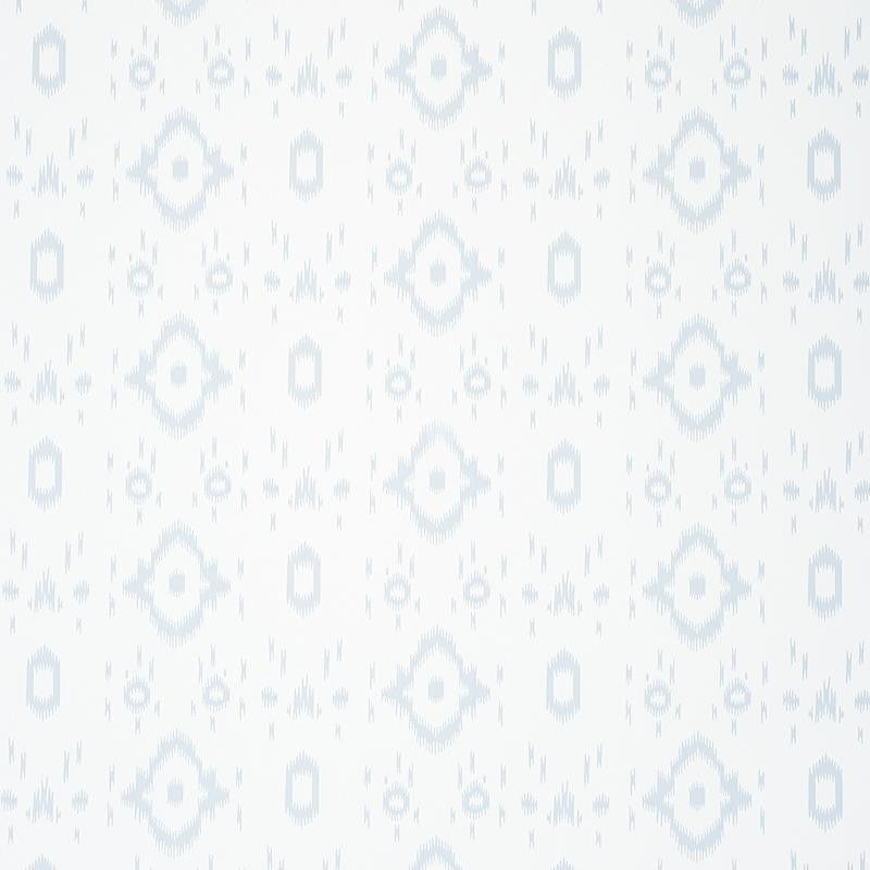 Tabitha Orpington Blue 5012200 by Schumacher Designer Wallpaper East Meets West 6.75" - Swanky Fabrics -