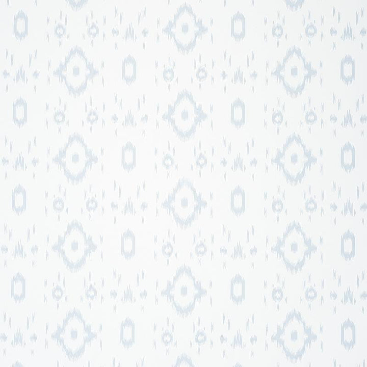 Tabitha Orpington Blue 5012200 by Schumacher Designer Wallpaper East Meets West 6.75" - Swanky Fabrics -
