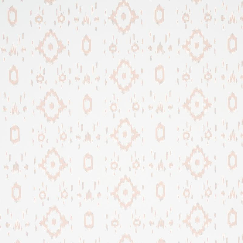 Tabitha Quiet Pink 5012201 by Schumacher Wallpaper East Meets West 6.75" - Fabric Carolina -