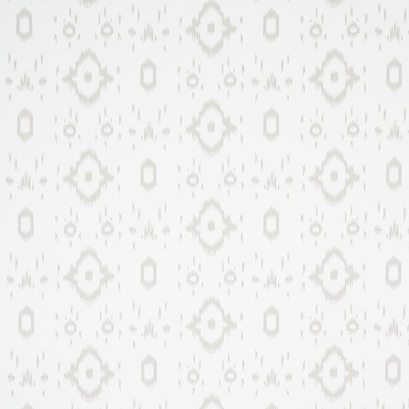 Tabitha Soft Grey 5012202 by Schumacher Wallpaper East Meets West 6.75" - Fabric Carolina -