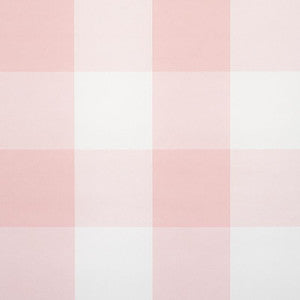Willa Check Large Pink 5012354 by Schumacher Wallpaper