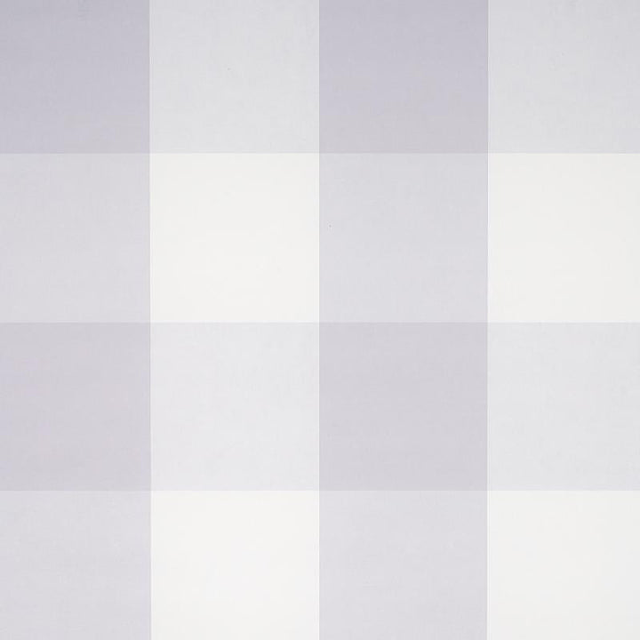 Willa Check Large Lavender 5012355 by Schumacher Wallpaper Plaid Wallcoverings 13.5" - Fabric Carolina -