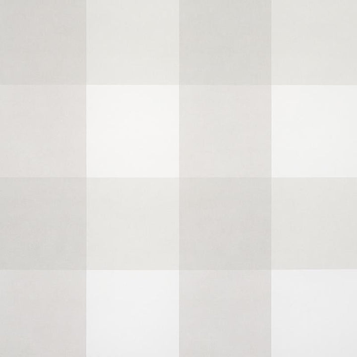 Willa Check Large Birch 5012358 by Schumacher Wallpaper Plaid Wallcoverings 13.5" - Fabric Carolina -