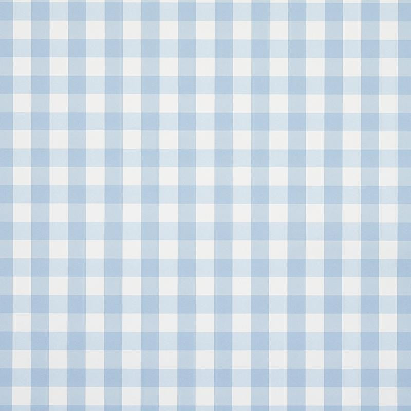 Willa Check Small Chambray 5012360 by Schumacher Designer Wallpaper Plaid Wallcoverings 2.0" - Swanky Fabrics -
