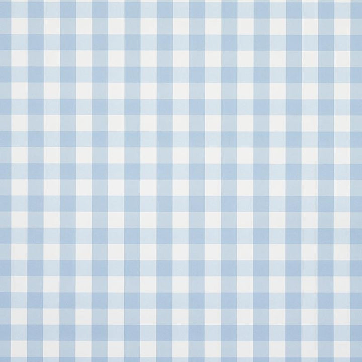 Willa Check Small Chambray 5012360 by Schumacher Designer Wallpaper Plaid Wallcoverings 2.0" - Swanky Fabrics -