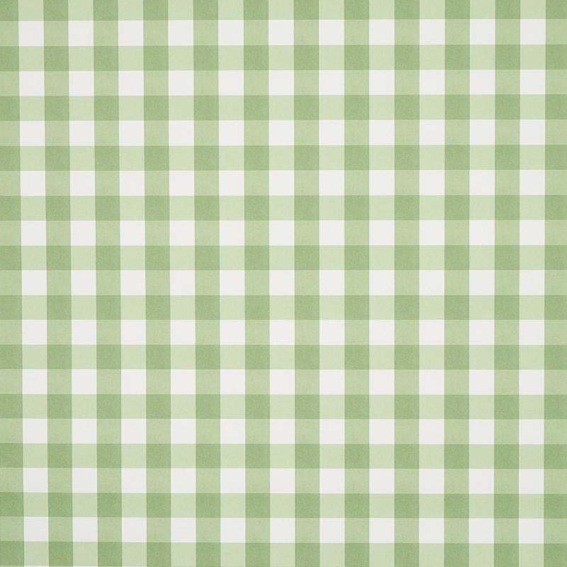 Willa Check Small Leaf 5012362 by Schumacher Wallpaper Plaid Wallcoverings 2.0" - Fabric Carolina -