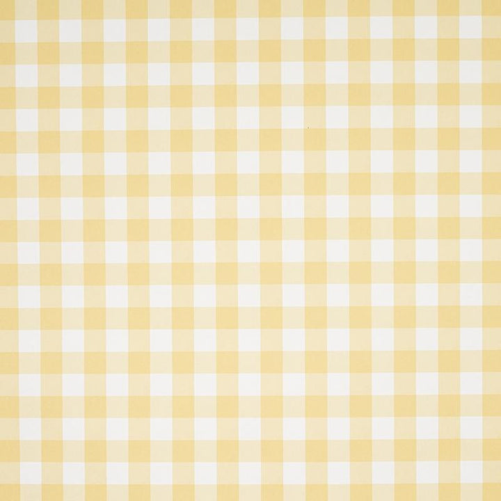 Willa Check Small Yellow 5012363 by Schumacher Wallpaper Plaid Wallcoverings 2.0" - Fabric Carolina -