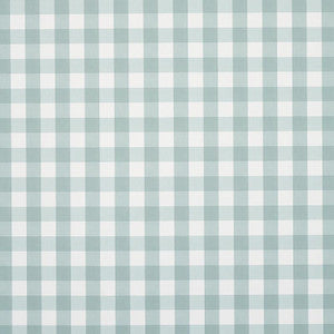 Willa Check Small Seaglass 5012366 by Schumacher Wallpaper