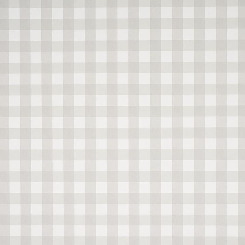 Willa Check Small Birch 5012368 by Schumacher Wallpaper Plaid Wallcoverings 2.0" - Fabric Carolina -