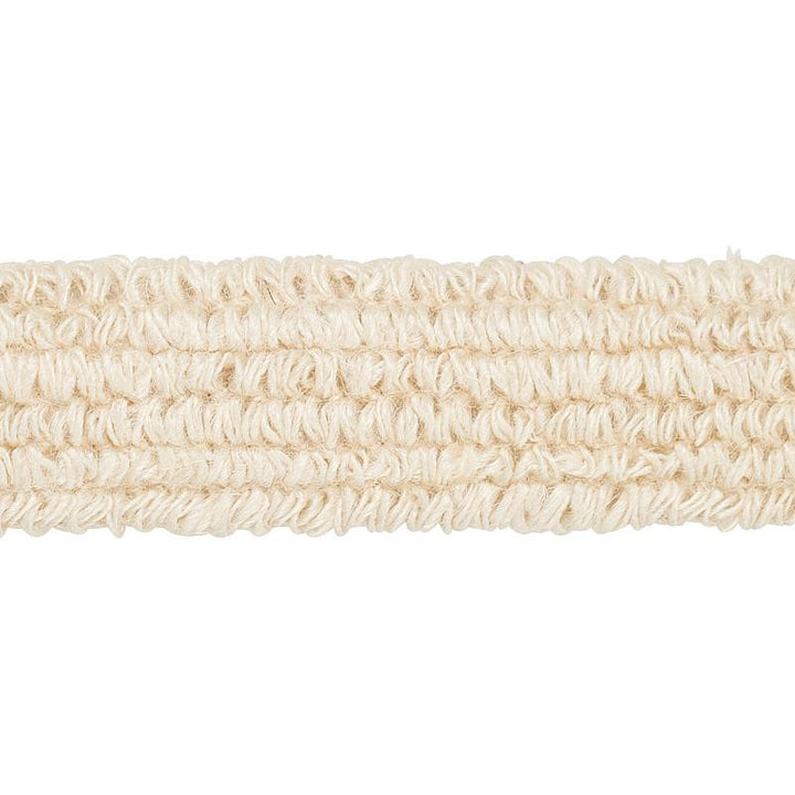 Barba Jute Tape Ivory 80061 by Schumacher Trim Copacabana - Fabric Carolina -