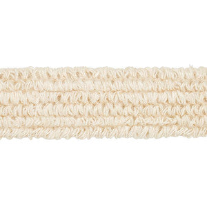 Barba Jute Tape Ivory 80061 by Schumacher Trim