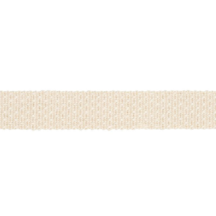 Duval Jute Tape Ivory 80070 by Schumacher Trim Copacabana - Fabric Carolina -