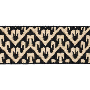 Tivoli Tape Black 80010 by Schumacher Trim