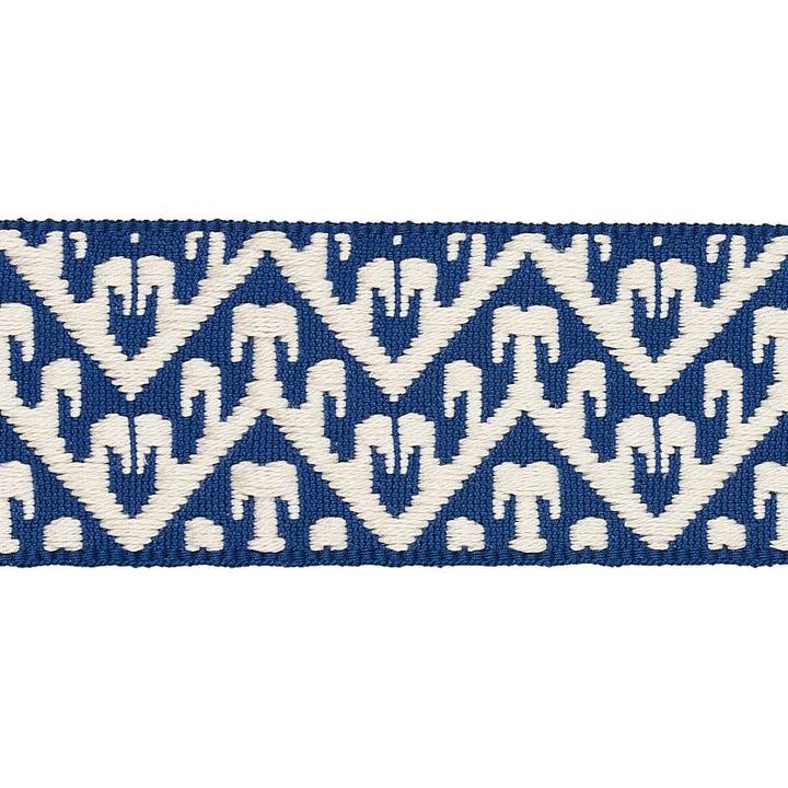 Tivoli Tape Blue 80011 by Schumacher Trim Copacabana - Fabric Carolina -