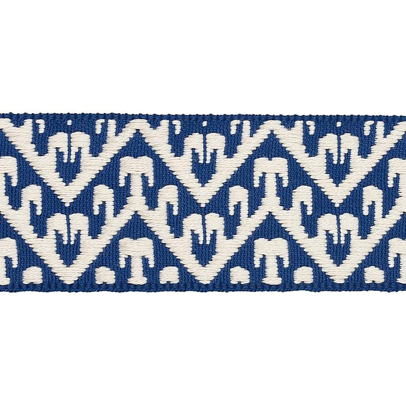 Tivoli Tape Blue 80011 by Schumacher Designer Trim Copacabana - Swanky Fabrics -